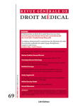 69 - 2018-12 - Revue générale de droit médical numéro 69 vignette