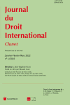 Journal du Droit International vignette