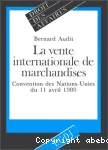 La vente internationale de marchandises vignette