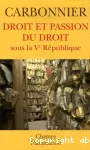Droit et passion du droit sous la veme republique vignette