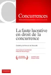 La faute lucrative en droit de la concurrence vignette