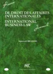 Revue de Droit des Affaires Internationales vignette