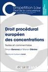 Droit procédural européen des concentrations vignette