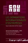 Les séparations internationales d'entreprises vignette
