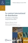 Le contrat international de distribution vignette